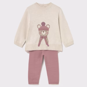 Conjunto pantalón y jersey bebé