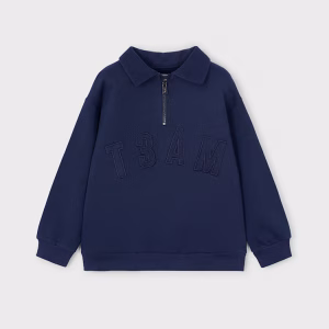 Sudadera con cuello niño