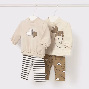 Conjunto leggings 2 piezas recién nacida