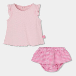 Conjunto camiseta y cubrepañal