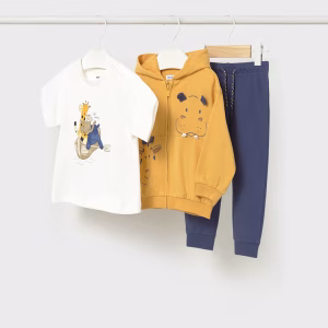 Chándal con camiseta interactivo bebé