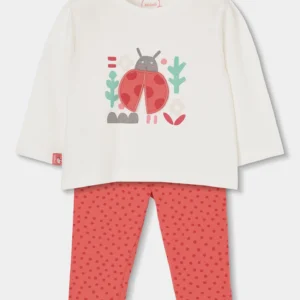 Conjunto bebé algodón en blanco