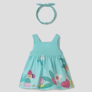 Vestido con diadema sirena