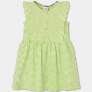 Vestido de popelín cuadros
